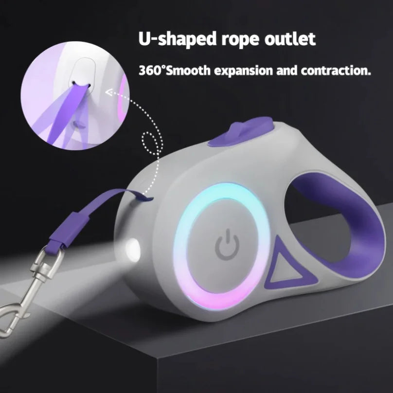 MyCozyPaw™ GlowRetract LED Leash